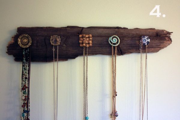 Reclaimed wood jewelry