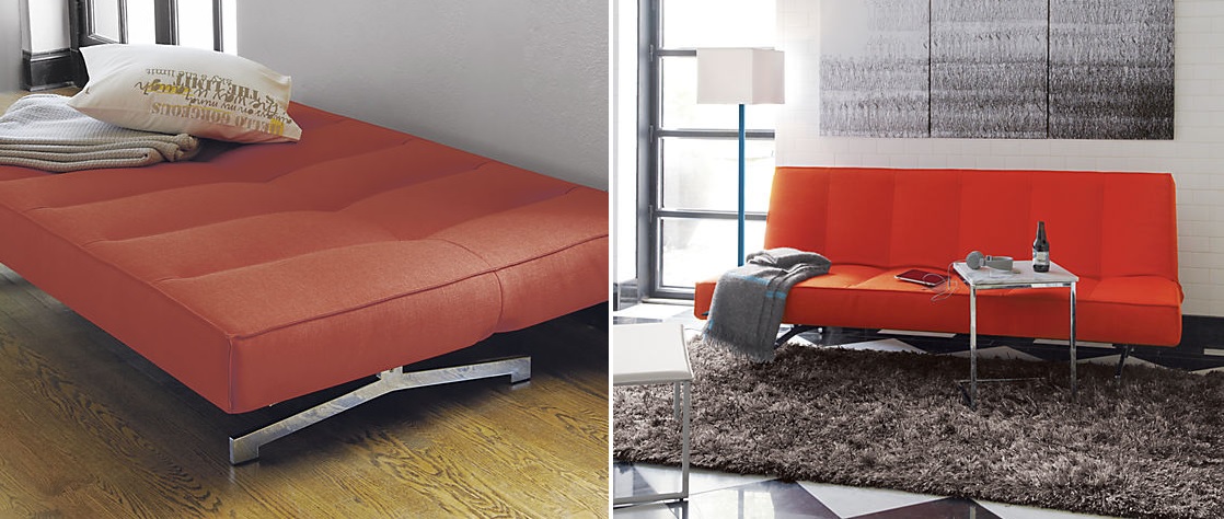 Red sleeper sofa