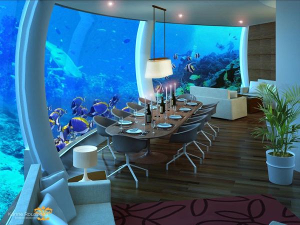 Restaurant underwater