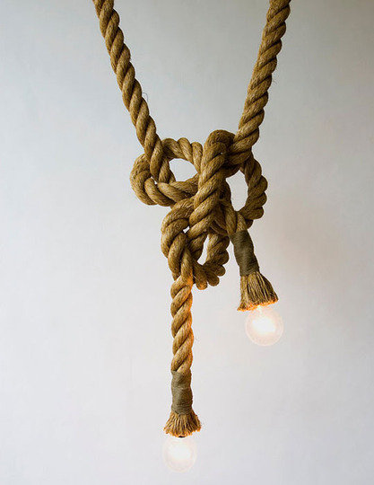 Rope knot light