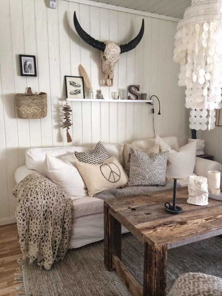Rustic living room with southwestern style