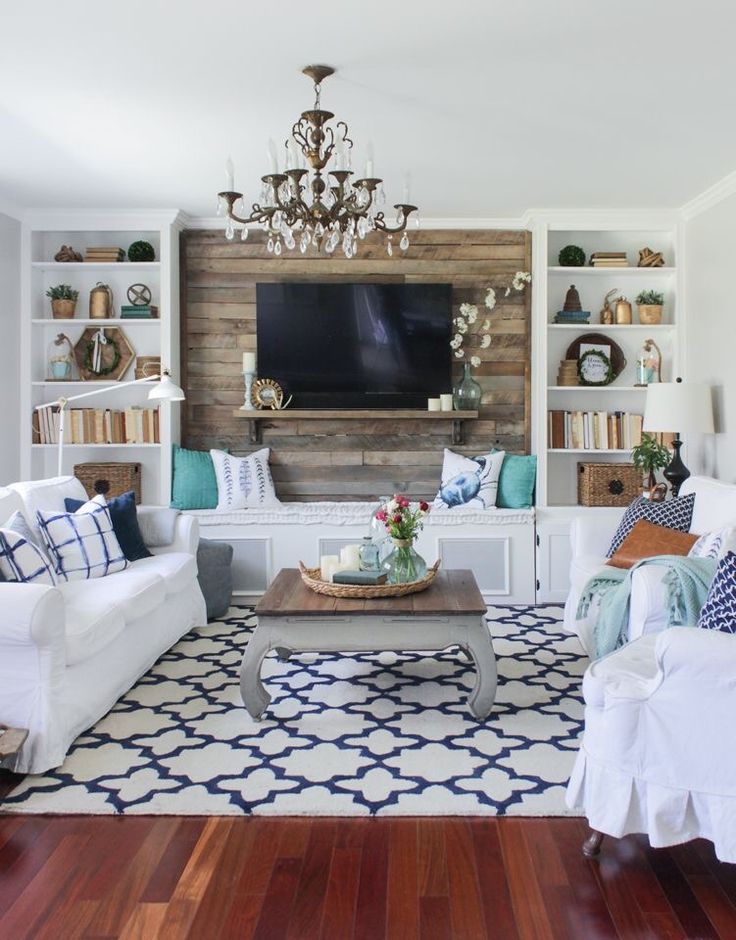 Rustic wall with wood plaque