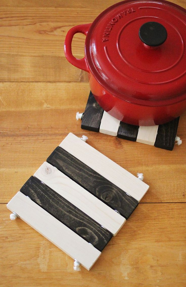 scented wooden trivets