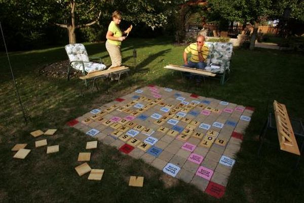 Scrabble backyard