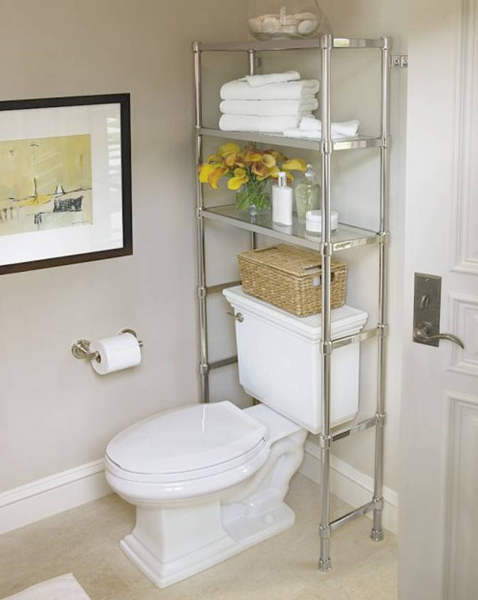 shelving unit for toilet