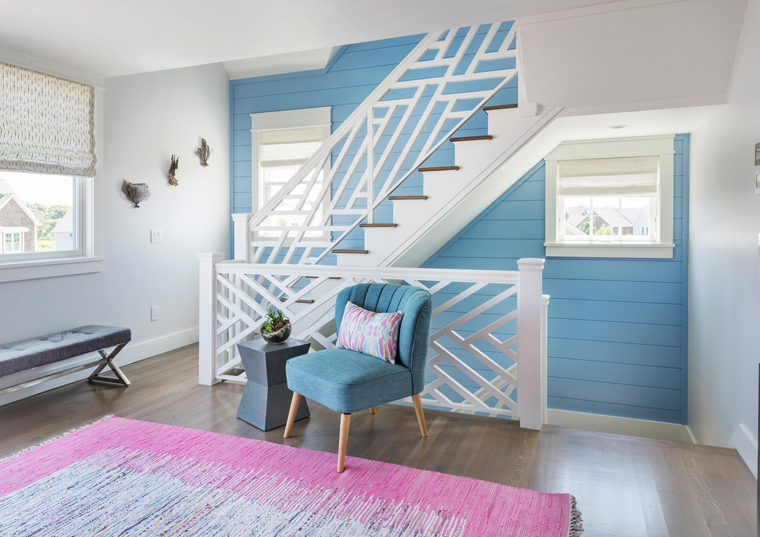 shiplap Accent wall for Staircase