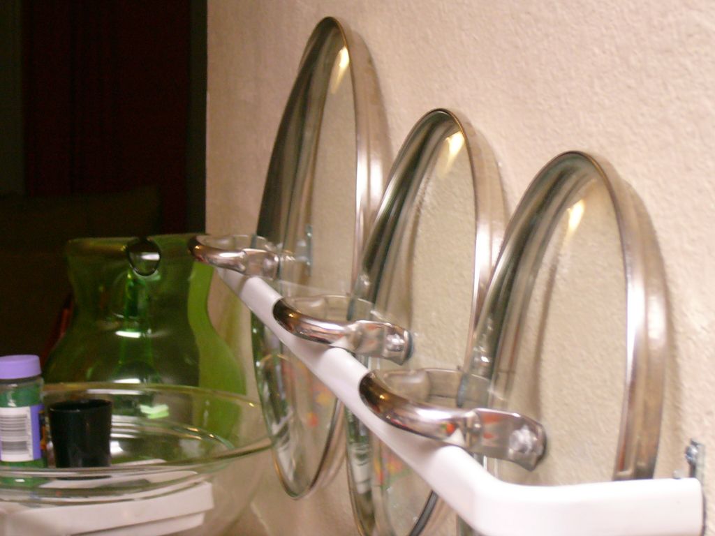 Simple storage pot lids diy