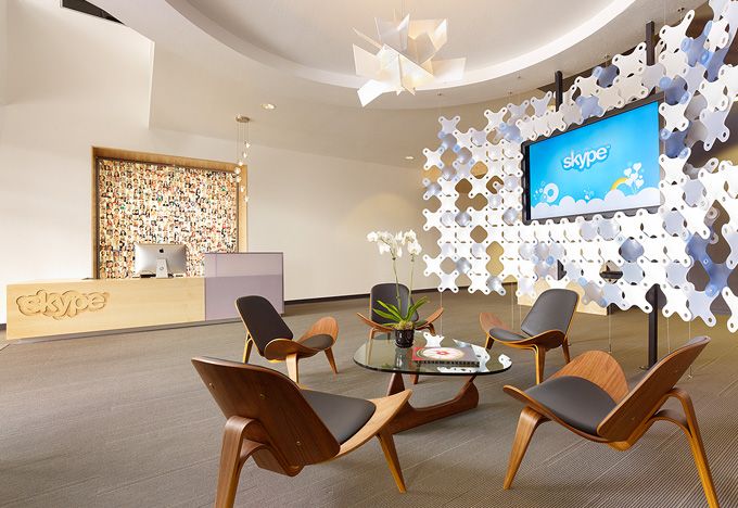 Skype reception desk