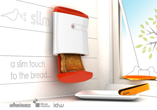 Slim toaster