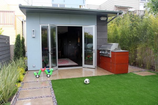 Small backyard house