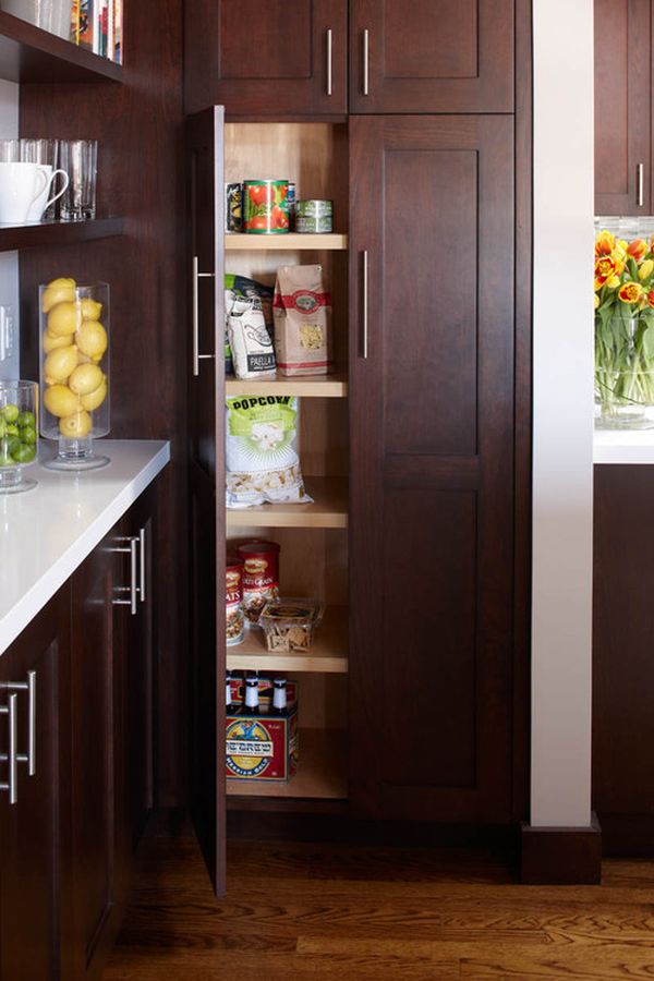 Small pantry in kitchen