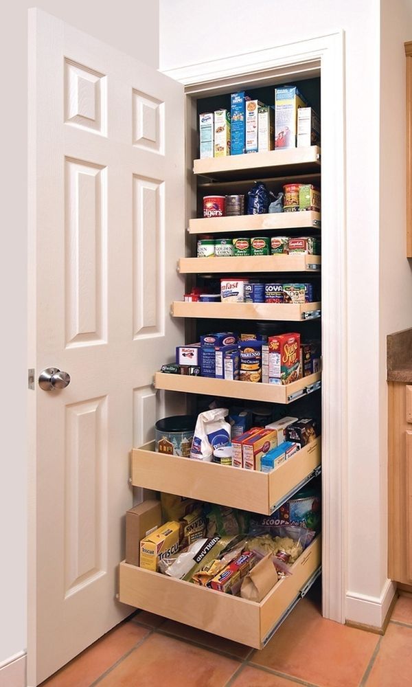 Small pantry pull out drawers