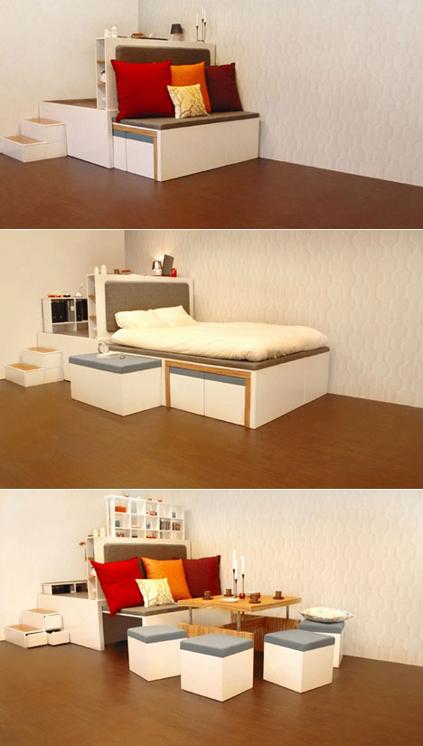 Space saving furniture