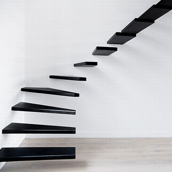 Steel minimal staircase