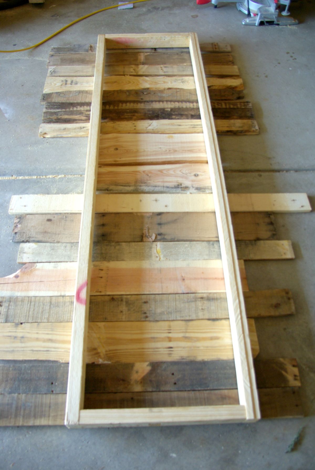 Steps to building pallet the bench