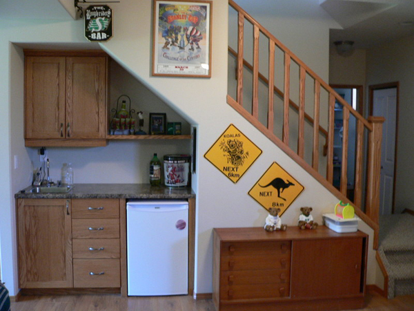 Storage ideas under stairs in kitchen3