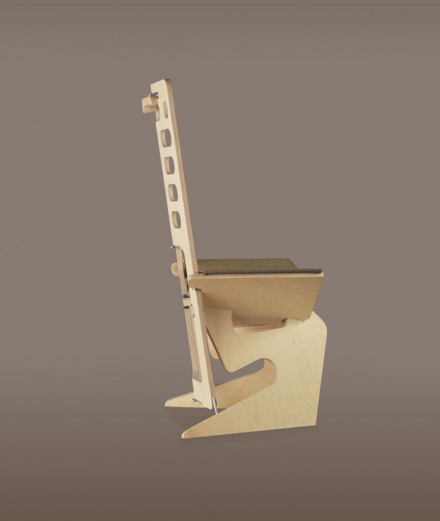 Stunning new folding chair that can hang in the closet