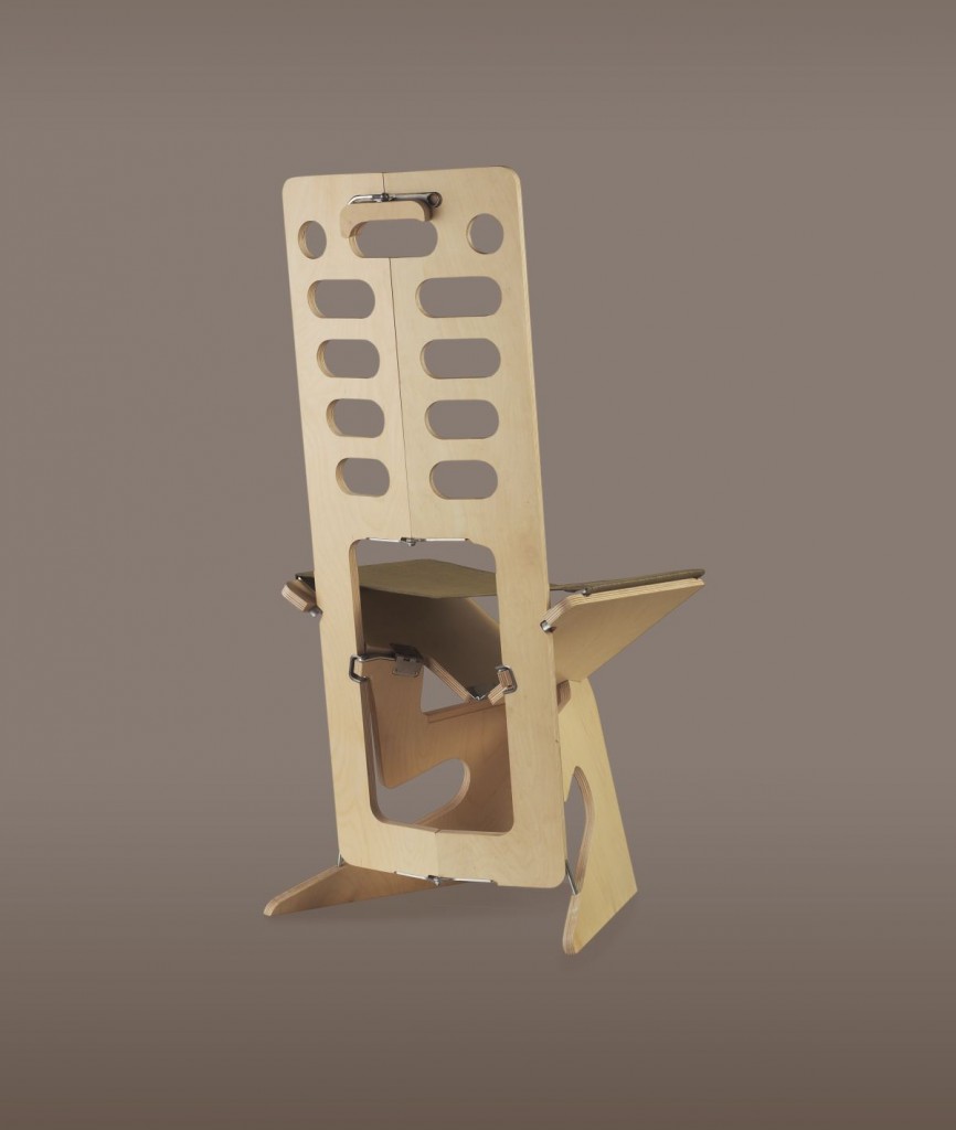 Stunning new folding chair that can hang in the closet1