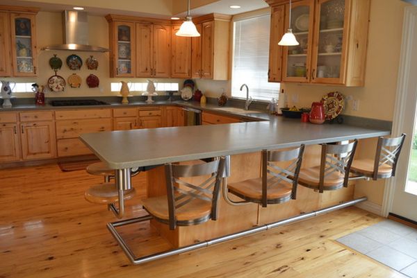 Suspendend kitchen bar chairsl