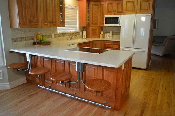 Suspendend kitchen bar stool