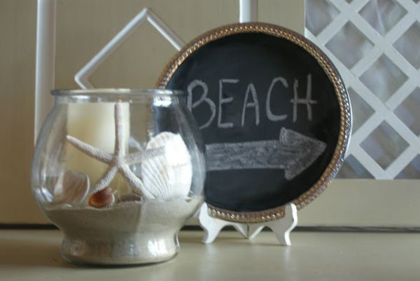 Table beach centerpiece