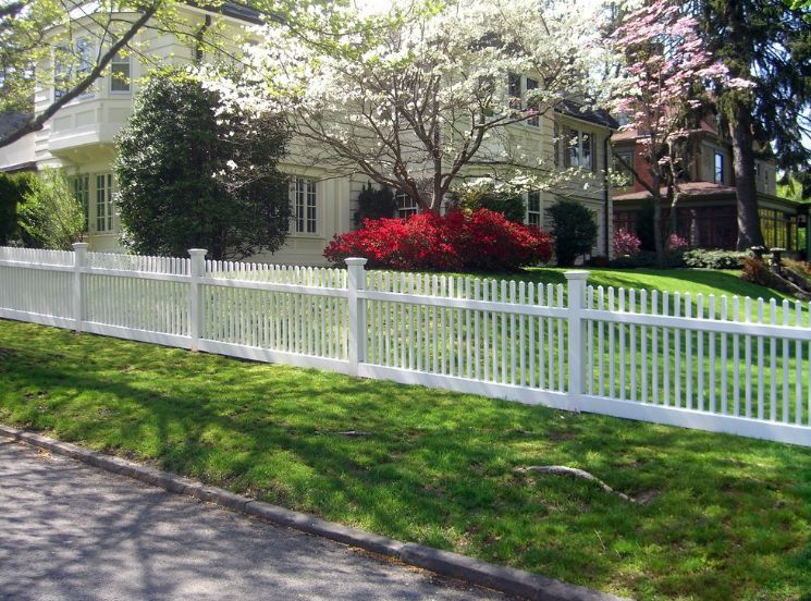 tiny white picket fence