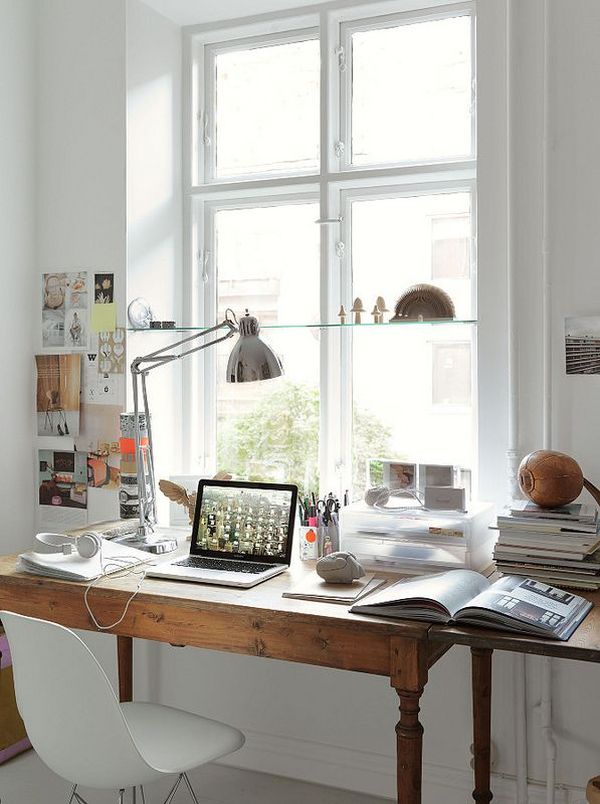 Traditional elbow arm desk lighting