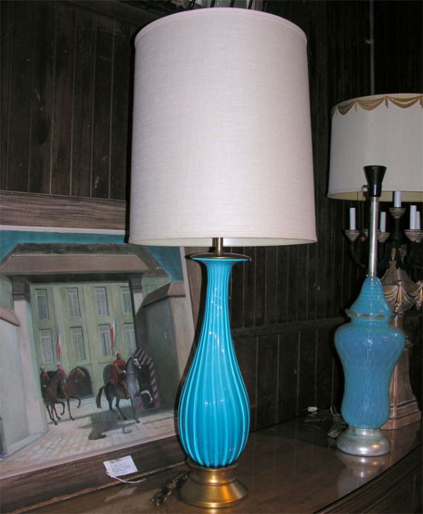 Turquoise table lamp