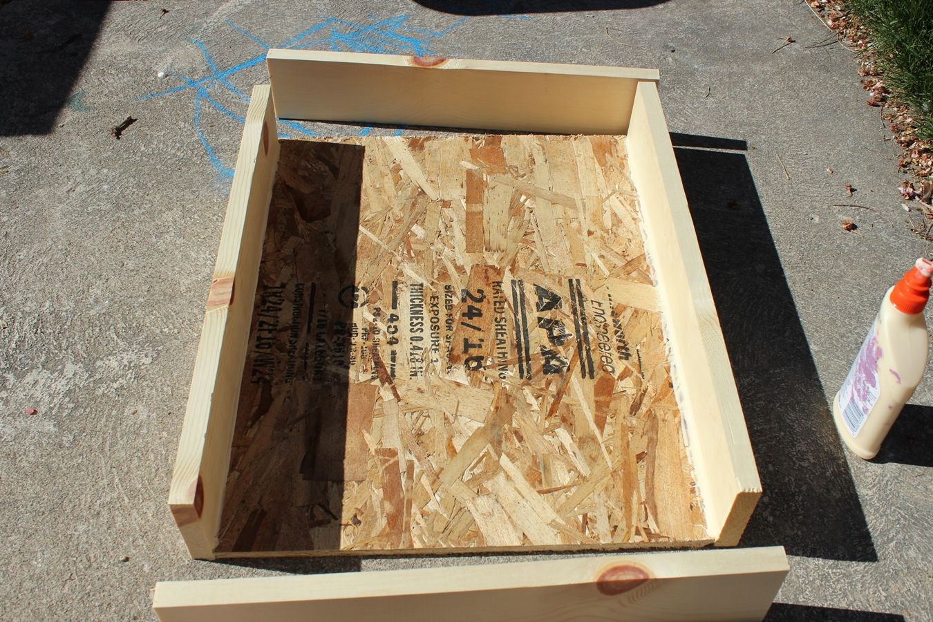 Two longer sides for the crate