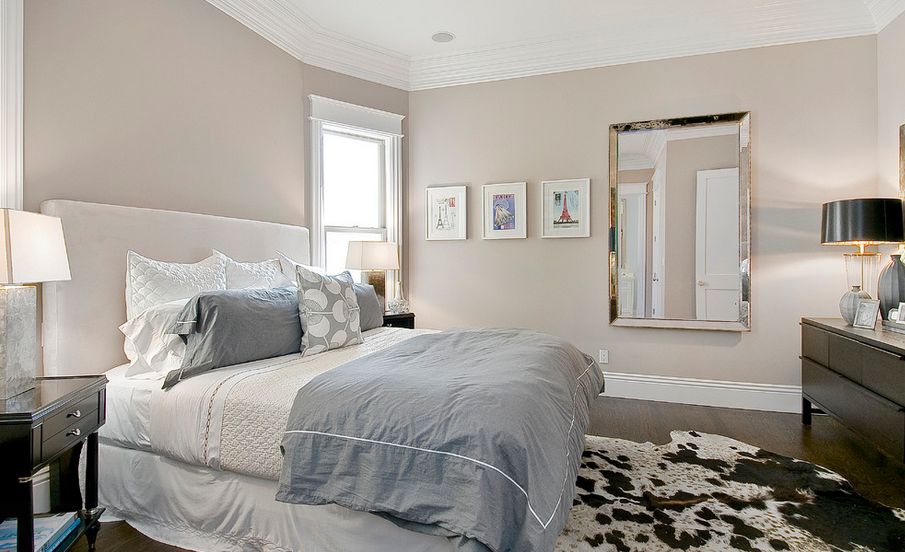 Two tone neutrals bedroom color combinations