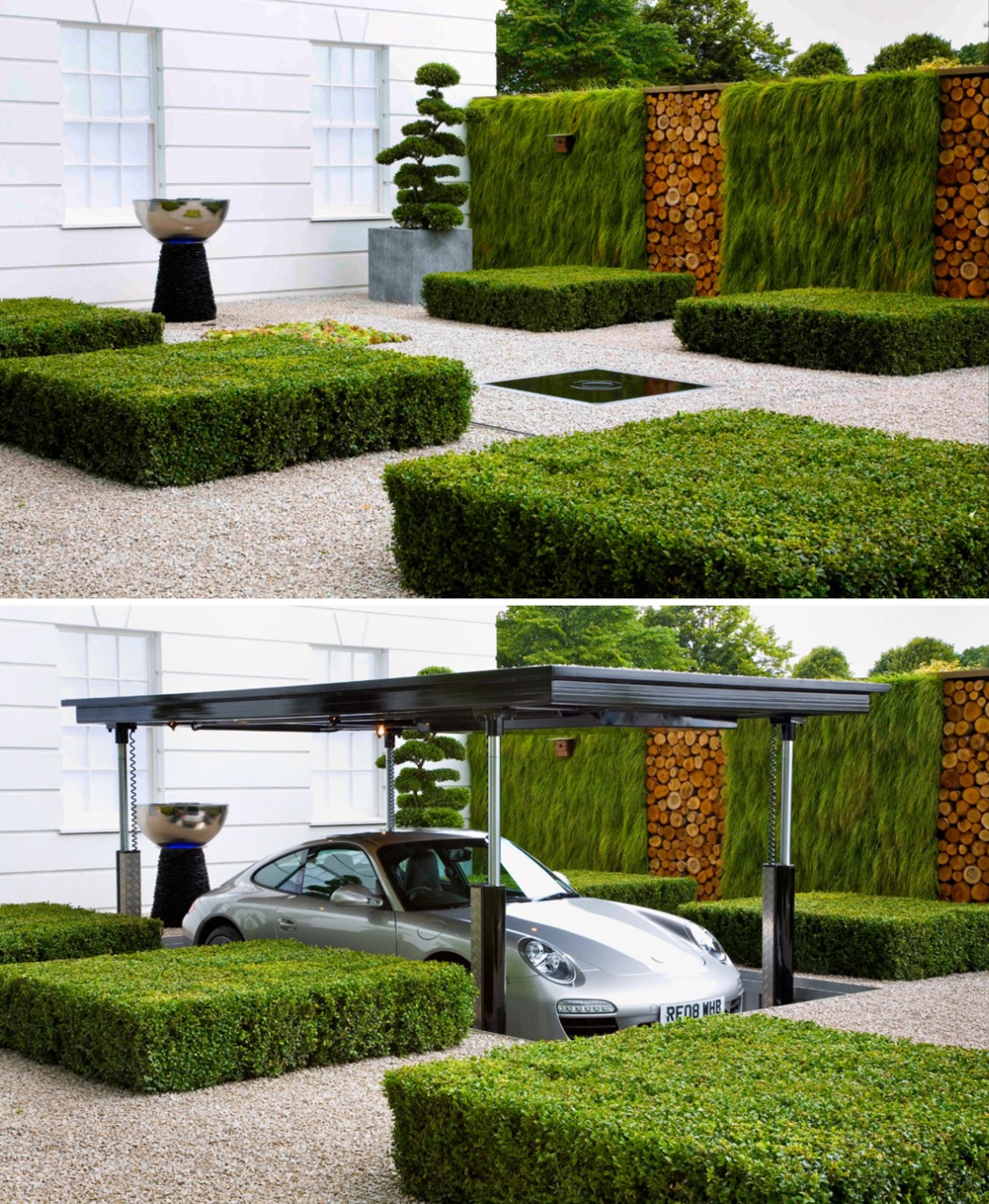 Underground garage parking 