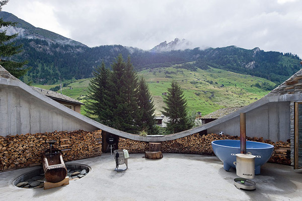 Underground home designs swiss mountain1