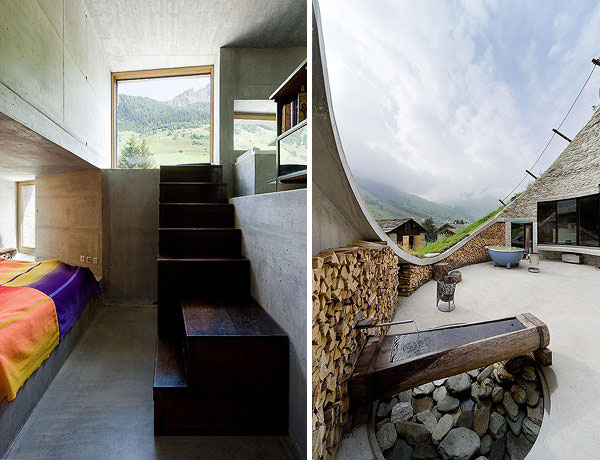 Underground home designs swiss mountain7