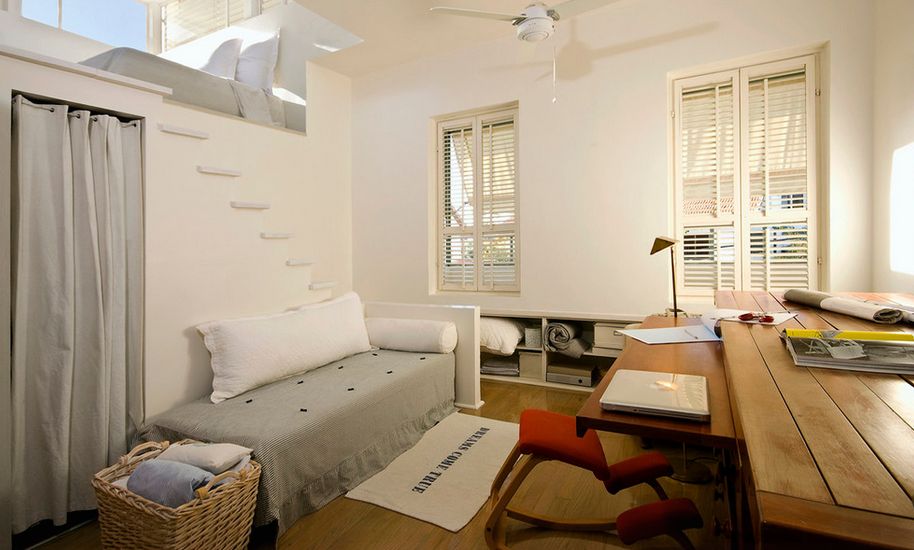 Upstairs bedroom design office room