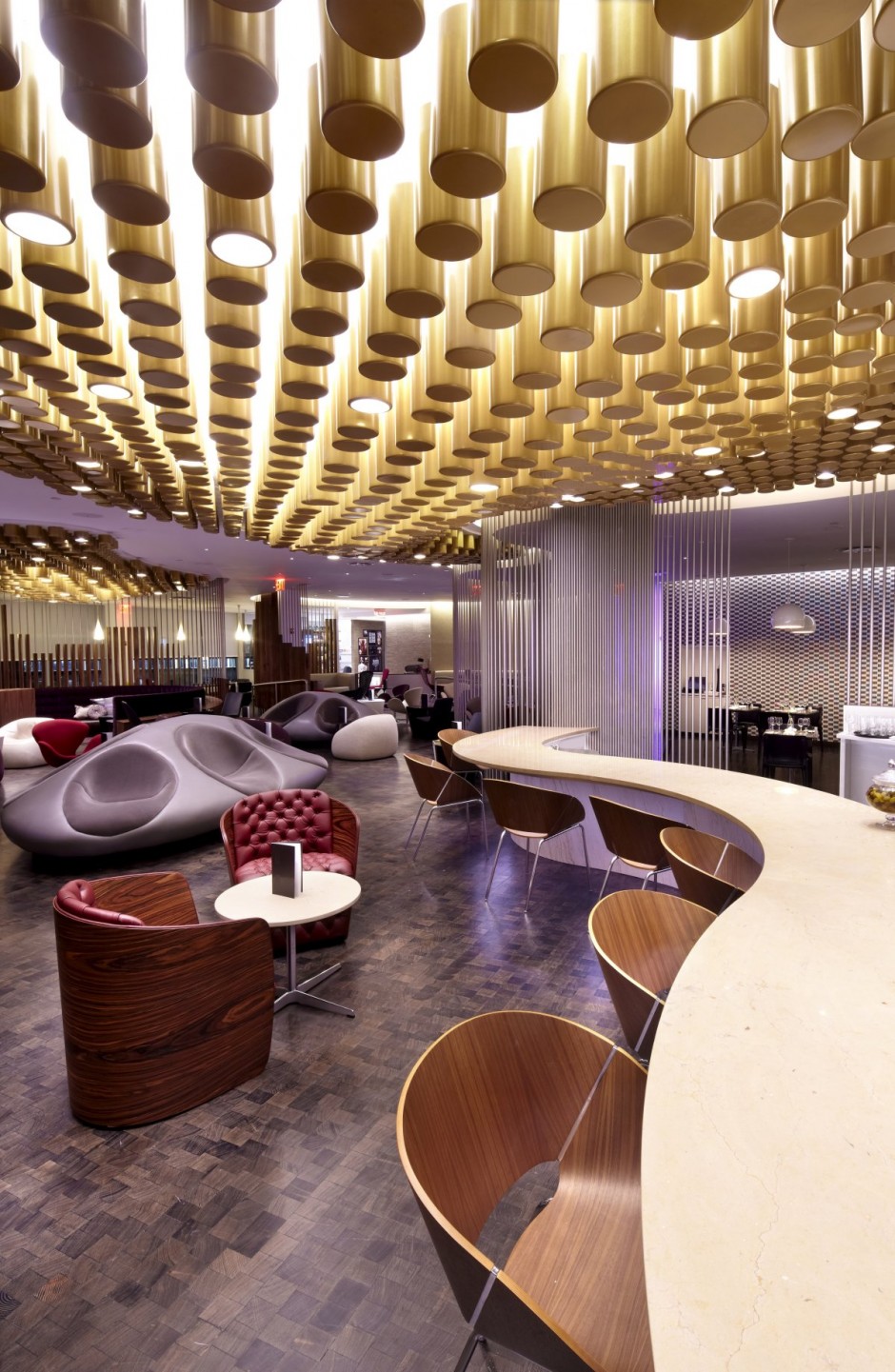 Virgin upper class lounge at jfk1