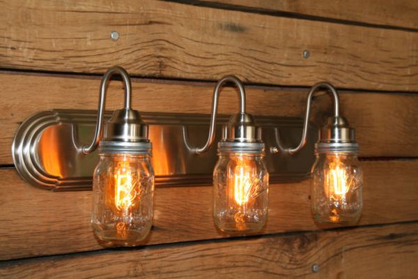 Wall sconce lighting jar