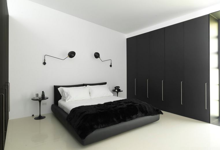 Find The Right Balance Of Black And White Bedroom Elements