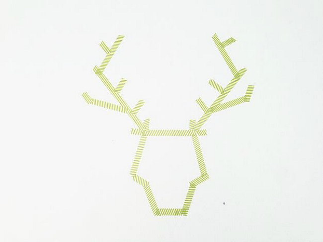 washi tape moose