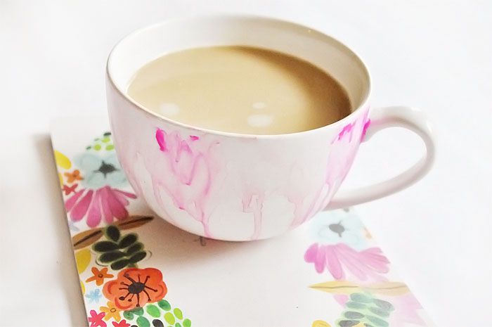 watercolor mug