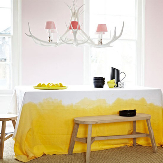 watercolor tablecloth