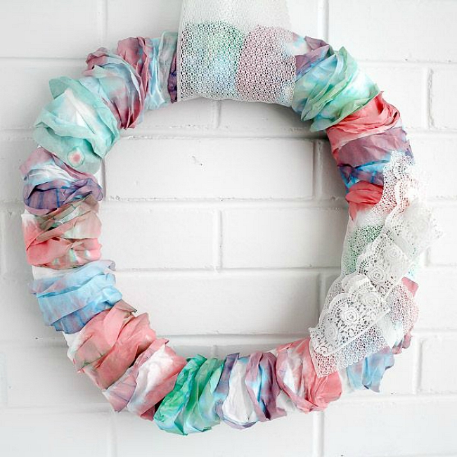 watercolor wreath