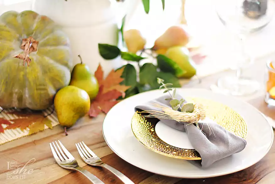 wheat stalks napkin ring