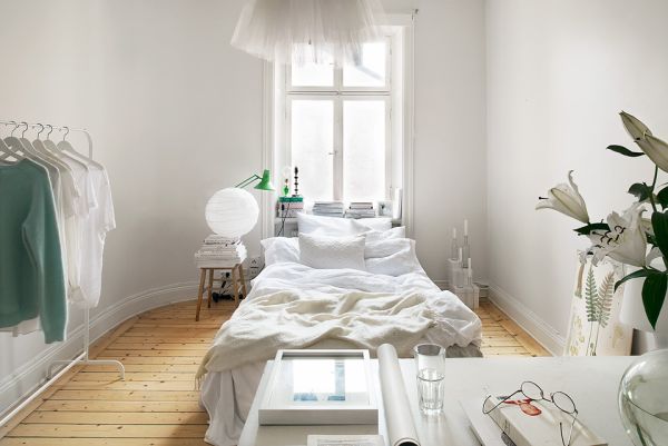 White apartment sweden 37m5