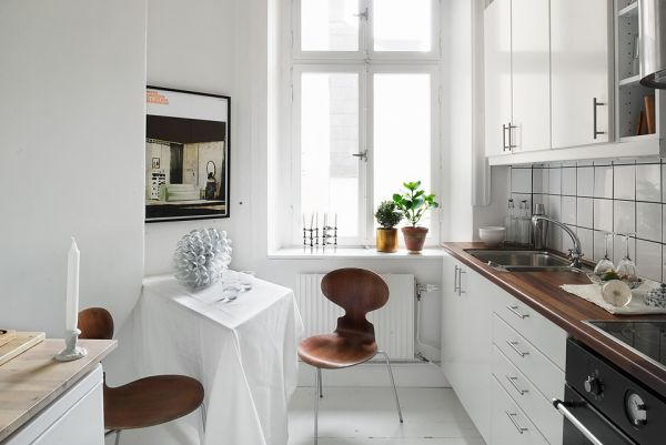 White apartment sweden 37m71