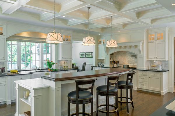 White kitchenn interior design