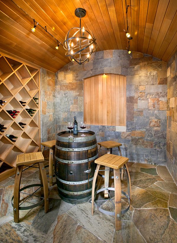 Wine cellar table