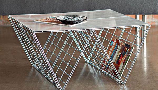 Wire coffee table