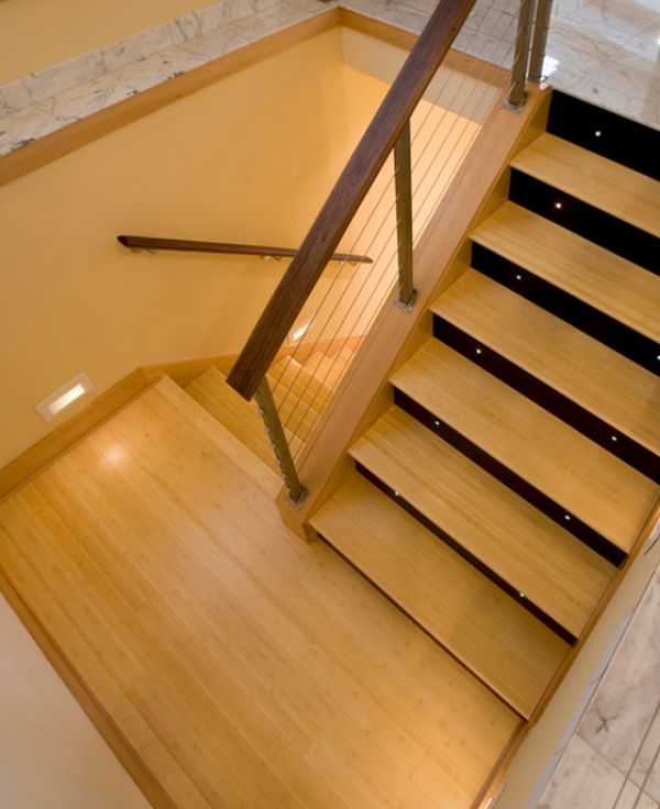 Wood handrail design