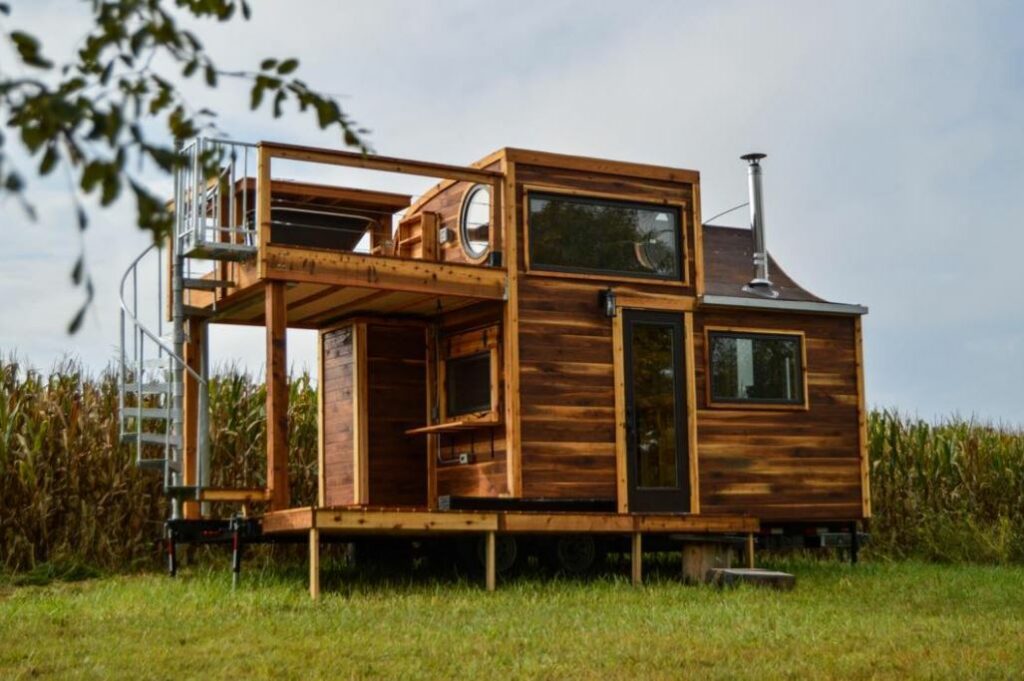 Wood tiny home unique 1024x681