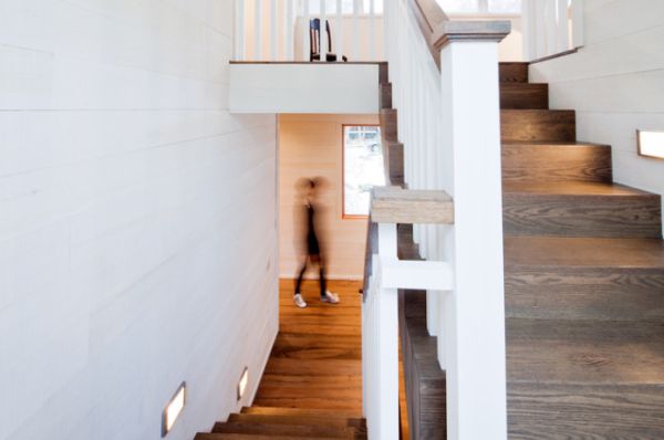 Wooden staircase